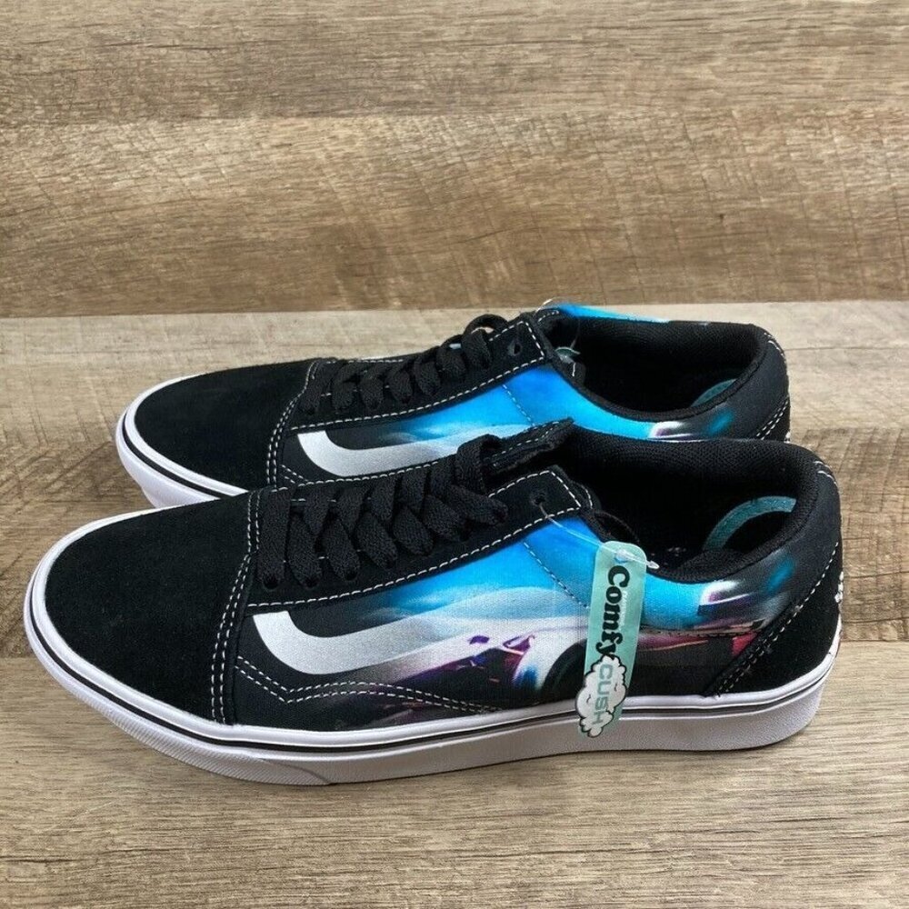 VANS Old Skool ComfyCush Formula 66 Shoes Suede Black Mens 6.5 Womens 8 NEW - Picture 4 of 10